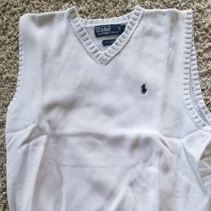 M/M Off White Polo by RL Vest